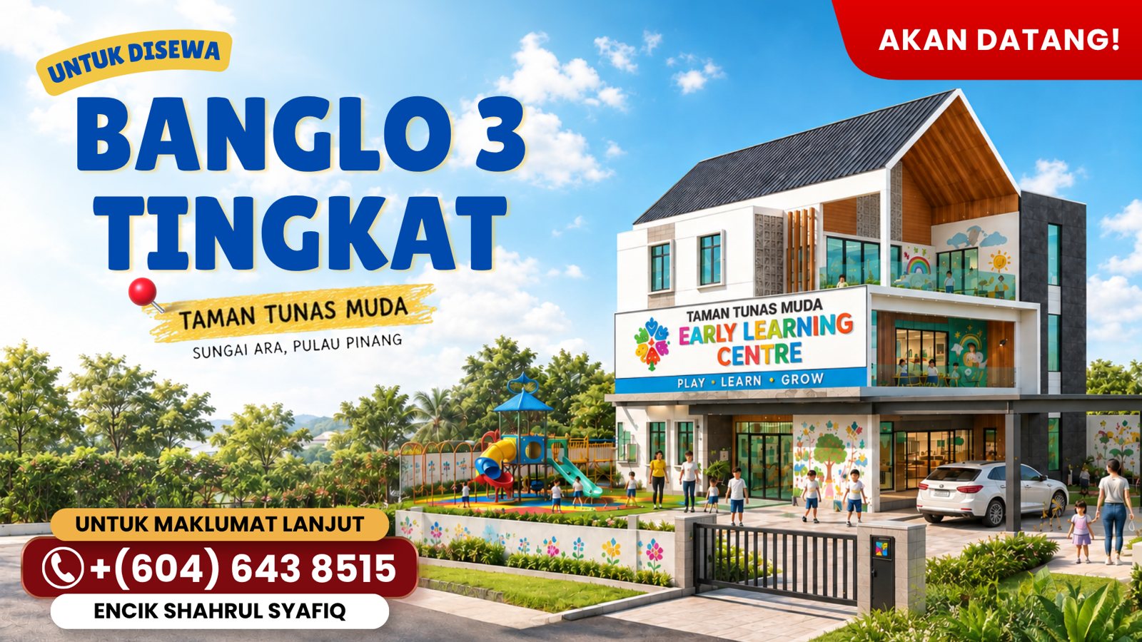 Banglo 3 Tingkat — Taman Tunas Muda